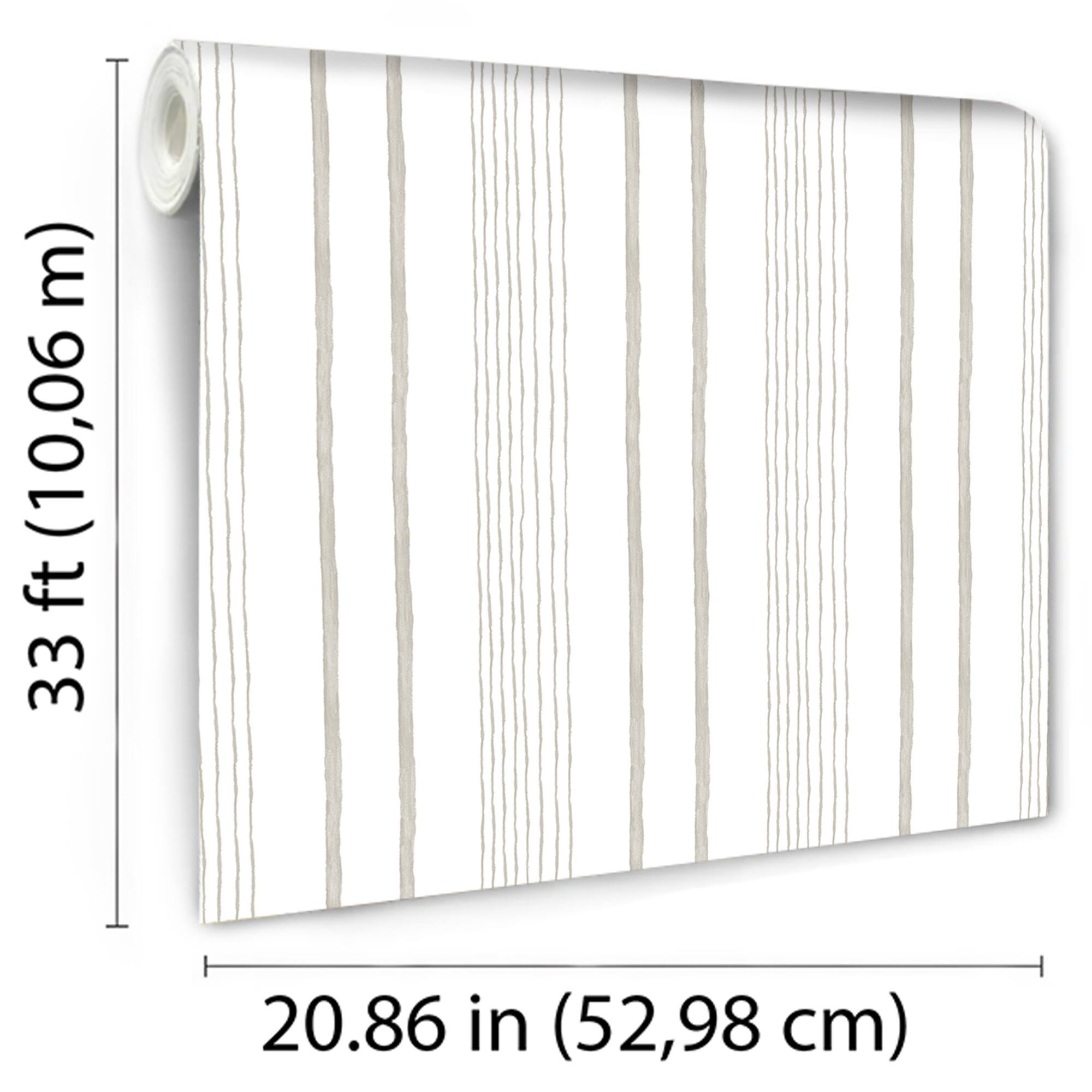 Designs Direct Hand Drawn Stripe Wallpaper